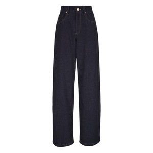 Brunello Cucinelli Wide-Leg Denim Trousers With High Waist - NWT